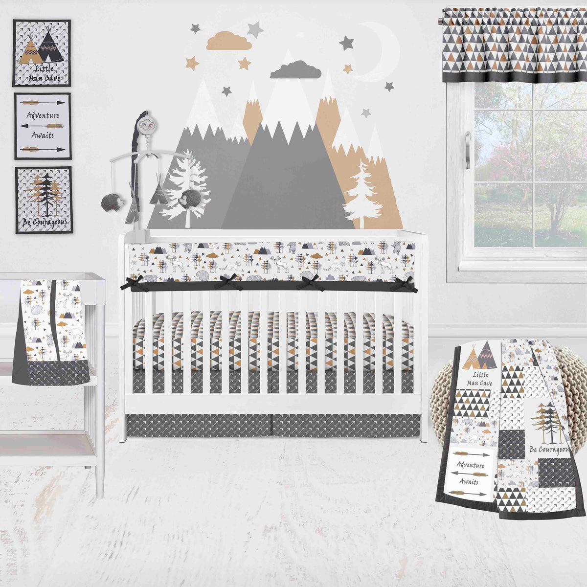 Adventure awaits baby bedding orders