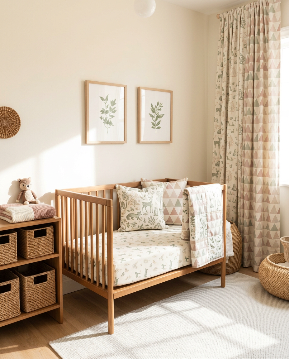5 Calming Color Palettes for a Modern Neutral Nursery